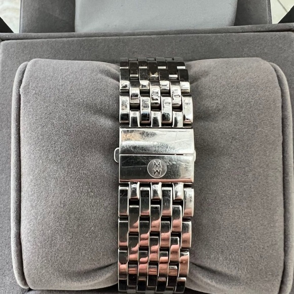 MICHELE CSX Chronograph Diamond Bezel Ladies Watch - MW03M01A1025 - Picture 4 of 6